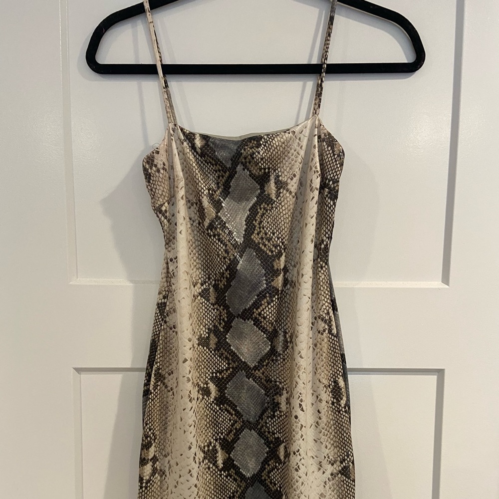 Snakeskin Bodycon Boutique Dress